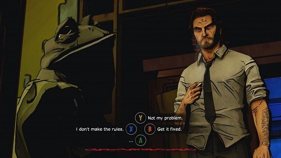 Dialog Options in The Wolf Among Us